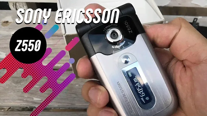 Sony Ericsson Z550 Retro Unboxing