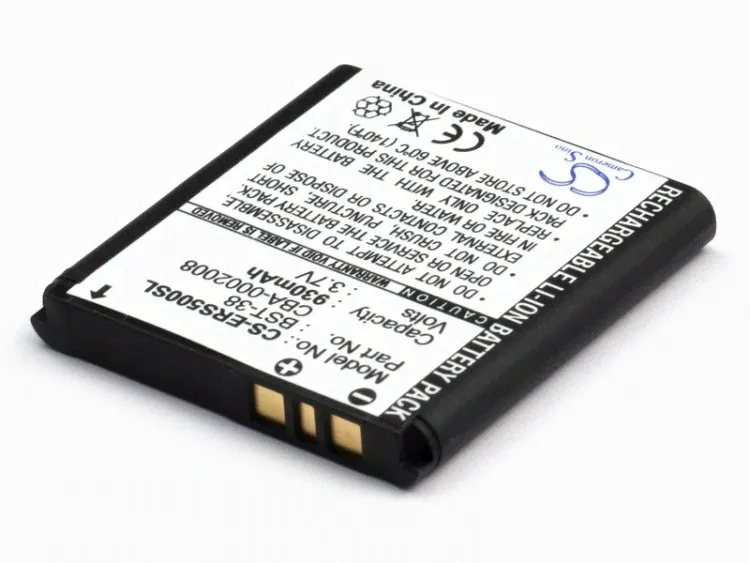 Аккумулятор для сотового телефона Sony Ericsson BST-38