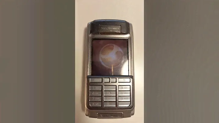 Sony ericsson p910 startup