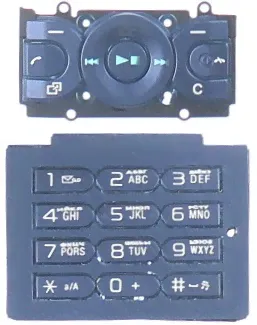 Клавиатура Sony Ericsson W595 Синий-0