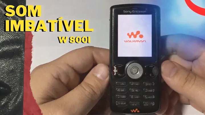 SONY ERICSSON W800i - Detalhando o aparelho!