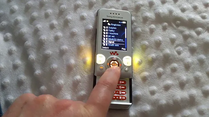 Sony Ericsson W580i (2007) startup & shutdown Ringtones