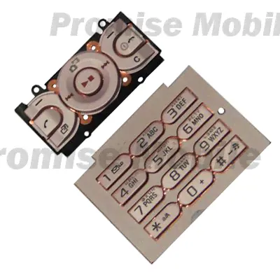 Клавиатура для Sony Ericsson W595 комплект <розовый>-0