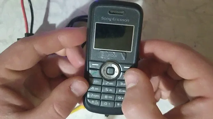 Включаем Старый Sony Ericsson J100i без батареи - Лабораторный блок питания. Ремонт телефонов