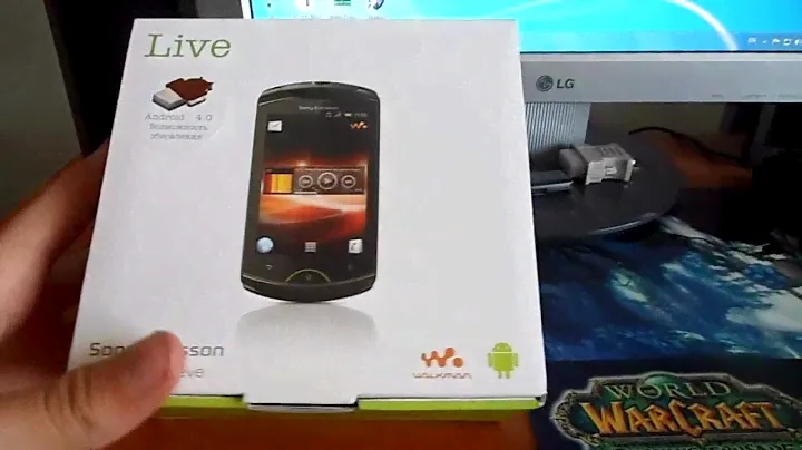 Распаковка телефона Sony Ericsson Live WT19i