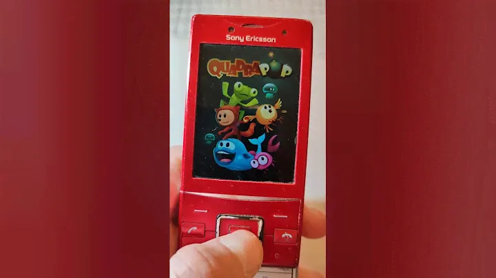 Sony Ericsson J20i Hazel Red (When Phones were fun)